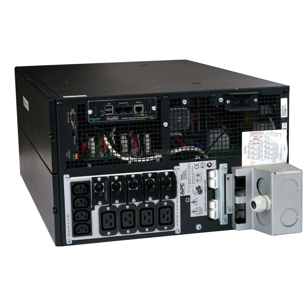 SURT8000XLI APC SMART UPS RT 8000VA 230V USED BATTERIES -  BROKEN LCD